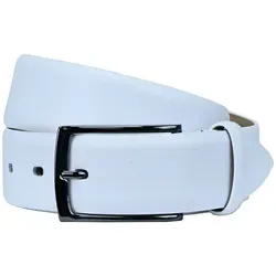 LLOYD Men’s Belts Ledergürtel LLOYD-Herren-Ledergürtel 35 mm dkl.Schließe weiß 90