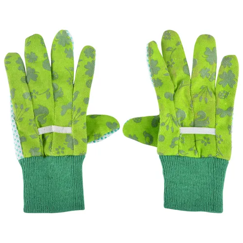 Esschert Design Kinder-Gartenhandschuhe, Handschuhe für Kinder grün KG110