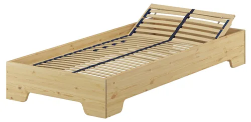 Massivholz-Kinderbett 80x200 – Kiefer Bettengestell mit Zubehör wählbar