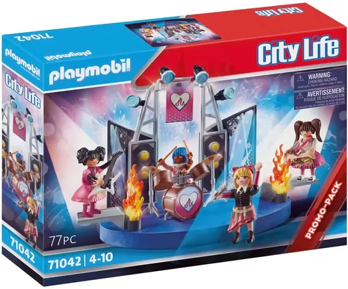Girlies Music Band / Rockerinnen - Playmobil City Life Promo Set 71042 - NEU