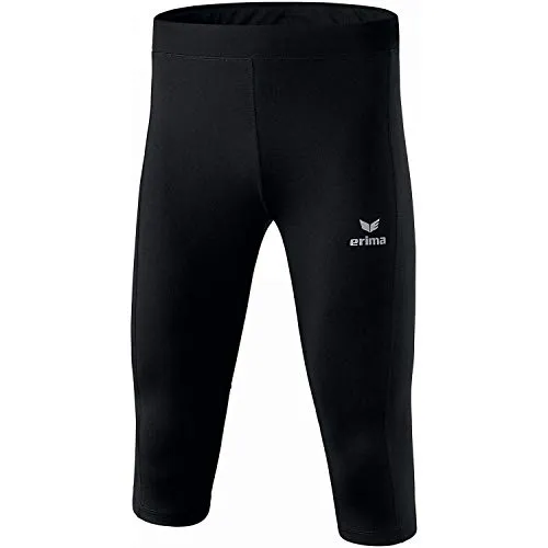 erima Herren Laufhose Performance 3/4, schwarz, XXL - Sportshirts: 3/4-Laufhose mit optimaler Belüftung durch Mesheinsätze und feuchtigkeitsregulierendem Stretch-Material für höchsten Tragekomfort.