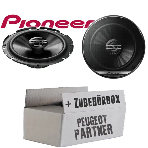 Pioneer Lautsprecher für Peugeot Partner 16cm Boxen Front Türen Set 2-Wege Koax