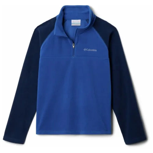 Columbia Glacial Half Zip für Kinder - mountain blue, collegiate navy XL - Outdoor Hoodie für Kinder, aus leichtem und warmem 100% Polyestermikrofleece, ideal für aktive Kinder, die auch bei kühleren Temperaturen optimalen Tragekomfort suchen.