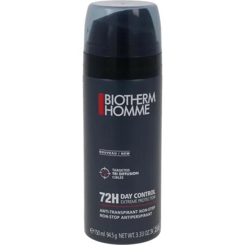 Biotherm Homme 72h Day Control Antitranspirant-Spray 150 ml - Deo für Herren mit 72h Schutz, verhindert Schweißbildung und unangenehme Gerüche für ein Frischegefühl den ganzen Tag.