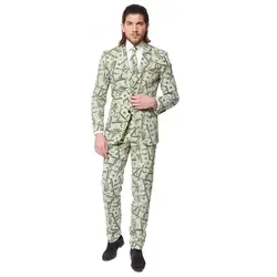 OppoSuits Lustige Abschlussball Anzüge für Herren in weiß von OppoSuits
