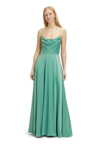 Vera Mont Damen Cocktailkleid - Elegantes Damen Cocktailkleid aus hochwertigem Satin, ideal für besondere Anlässe. Ärmelloses Design mit Wasserfallausschnitt und praktischen Reißverschluss für eine perfekte Passform.