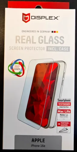 DISPLEX Real Glass + Case iPhone 16e NEU von Displex