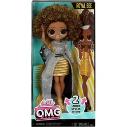 L.O.L. Surprise! OMG Modepuppe - Royal Bee - Puppen mit wandelbarer Mode und zahlreichen Überraschungen, ideal für kreative Spielstunden ab 4 Jahren.