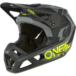 O’NEAL Allroundhelm SL1 Strike Downhill Helm gelb L (59/60) - Fahrradhelm für Downhill-Fahrer, mit hochwertiger thermoplastischer Außenschale in auffälligem Neon Gelb für optimale Sichtbarkeit und Sicherheit.