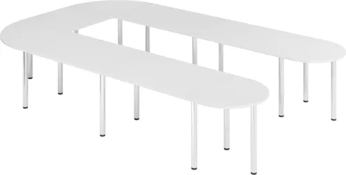 bümö Konferenztisch U-Form 380x240 cm in weiß von Bümö