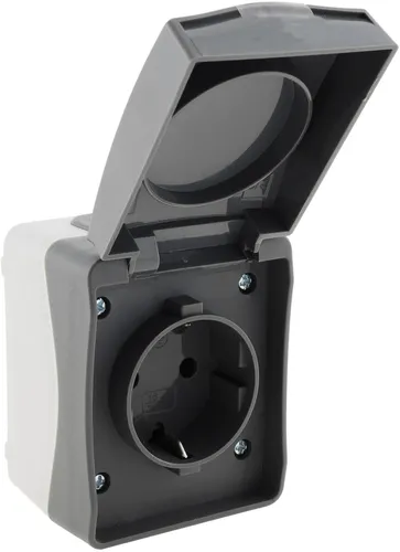 Feuchtraum Aufputz Schalterprogramm IP44 Steckdosen, Schalter, Bewegungsmelder