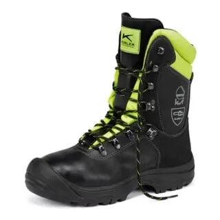 KÜBLER FOREST SCHNITTSCHUTZSTIEFEL S3 | Größe 39 - Herren Industrie & Handwerk Stiefel mit optimalem Schnittschutz, ideal für Arbeiten im Wald und im Freien, robust und langlebig.