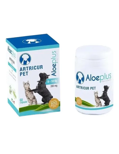 Aloeplus Artricur Pet Hund Und Katze 0-10 Kg 60 Kapseln