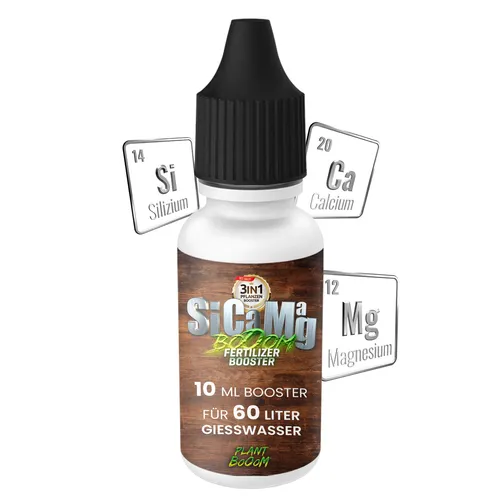 SiCaMag BoOoM 10ml - 3-in-1 Pflanzenbooster mit Silizium, Kalzium & Magnesium
