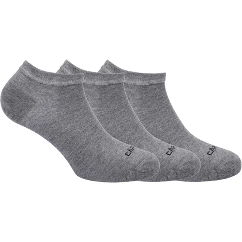 CMP Damen Bamboo Invisibile 3er Pack Socken (Größe 36 , grau)
