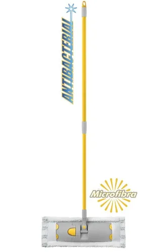 Flat Mop Scrubber mit antibakteriellem Mikrofasertuch