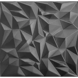 3D Paneele Wandpaneele Polystyrol XPS – Styropor Verkleidung für Wand & Decke – 50x50 cm (0,25 m2) – Leicht, Flexibel & Einfach zu Montieren