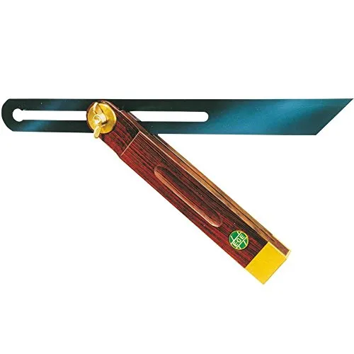 Präzisions-Schmiege ECE - 250-300 mm - Messwerkzeuge mit hochwertiger Stahlzunge und Palisanderholzschenkel, ideal zum präzisen Übertragen von Winkeln auf Werkstücke.