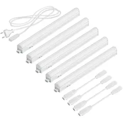 ledscom.de LED Unterbau-Leuchten Rigel 5er Set, warm-weiß, 397lm - Werkstatteinrichtung mit flexibler Reihenschaltung und energieeffizienter LED-Technologie für individuelle Beleuchtungslösungen.