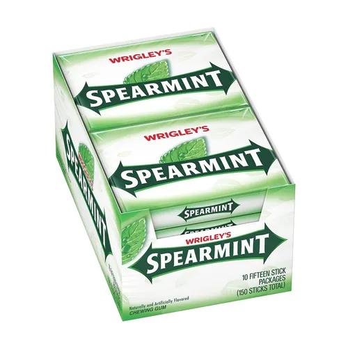 Wrigley Spearmint Kaugummi, 15 Stück in grün von Wrigley's