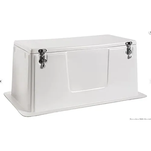 Osculati Behälter-Deckung aus GFK, weiß 80x40x37H cm