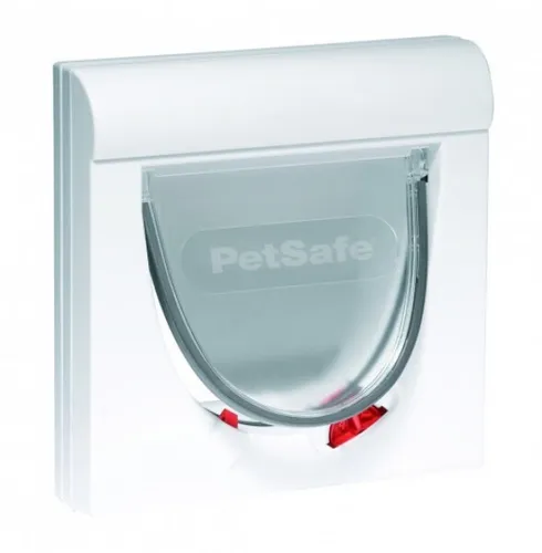 PetSafe Staywell Klassische Magnetische Katzenklappe - Klassische Katzenklappen mit Magnet-Schlüssel für selektiven Zugang, hält fremde Tiere fern und bietet Ihrer Katze Freiheit und Sicherheit.