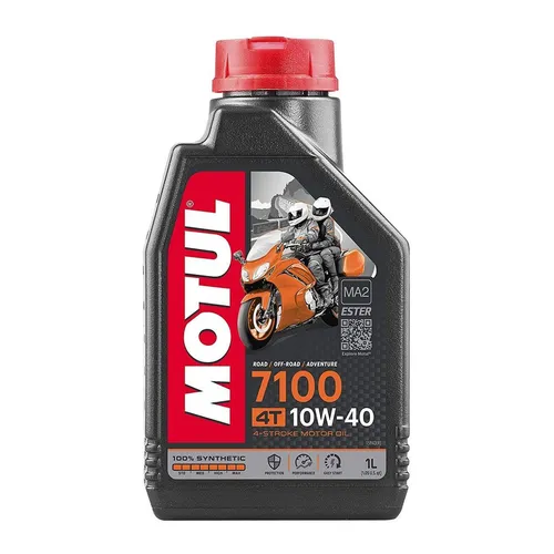Motoröl MOTUL 7100 10W40L 1 Liter 4T Öl 100% Synthese