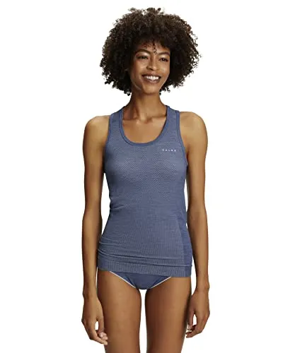 Falke Damen Top Wool-tech Light capitain (6751) XL - Damen Laufshirt aus Merinowolle, ideal für wechselnde Temperaturen. Geruchsneutralisierend und feuchtigkeitsregulierend für höchsten Tragekomfort beim Wandern und im Alltag.