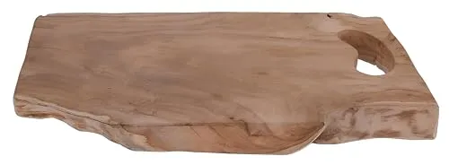 Self Import Agencies Schneidebrett Teak – mit Griff – 42 x 26 x 3 cm