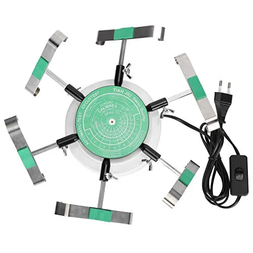 Automatische Instrumentenmaschine - Uhrenbeweger für 6 Uhren - Uhrenbeweger für mechanische Uhren, hält bis zu 6 Uhren gleichzeitig, ideal für Uhrmacher und Liebhaber. Langlebiges Design mit korrosionsgeschütztem Stahl und stabiler Basis.