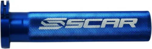 SCAR Gasgriffhülse Aluminium mit Kugellager blau