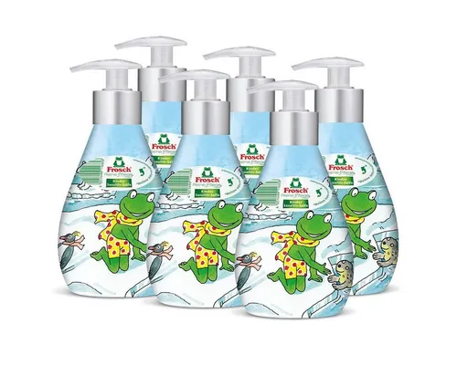 Frosch Reine Pflege Kinder Sensitiv-Seife 300 ml - Flüssig-Handseife, sanfte Pflege für empfindliche Kinderhaut, dermatologisch getestet und ohne Allergene.