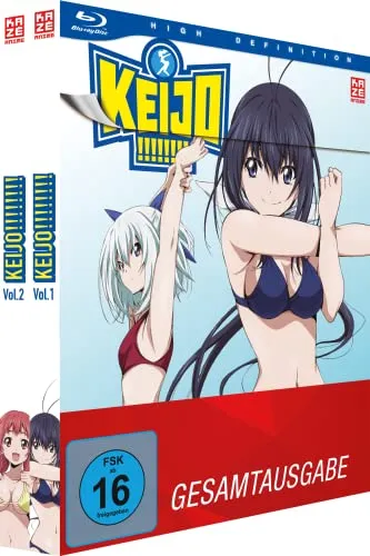 Keijo!!!!!!!! - Gesamtausgabe - Bundle - Vol.1-2 - [Blu-ray] - Anime-Filme, spannende Wettkämpfe und humorvolle Action für Fans ab 16 Jahren
