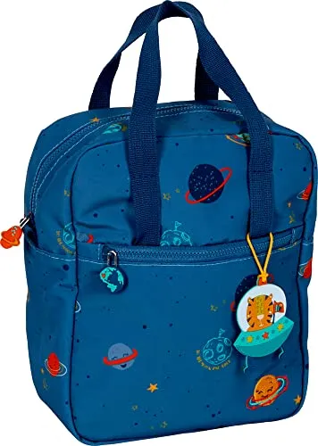 Die Spiegelburg Rucksack Planeten - Kleine Freunde 18417 - Sport Rucksack mit waschbarer Oberfläche, ideal für kleine Abenteurer und perfekt für den Kindergarten oder Ausflüge.