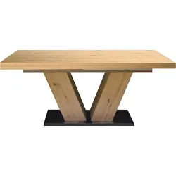 Kulissentisch >Komfort 2< (ausziehbar bis 260cm) in asteiche Nachbildung