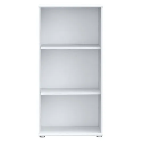 Xxxl Regal Weiß - 2 Fächer, 54x111 cm - Regal in Weiß aus Holzwerkstoff mit 2 Fächern, ideal für Wohn- und Schlafzimmer. Flexibel durch verstellbare Einlegeböden und perfekt für dekorative Akzente.