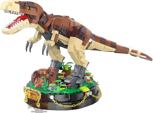 Balody T-Rex (21064) Steckbausteine - Bauen Sie Ihren eigenen T-Rex mit 1330 hochwertigen Klemmbausteinen. Mini-Steine, kompatibel mit anderen Systemen. Ideal für kreative Bauprojekte und Spaß für Klemmbausteinfans.