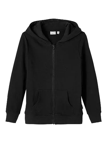 NAME IT Boy Strickjacke Regular Fit - Pullover & Strickjacken für Jungen, bequeme Sweatjacke mit Kapuze aus 80% Baumwolle für optimalen Tragekomfort und Style.