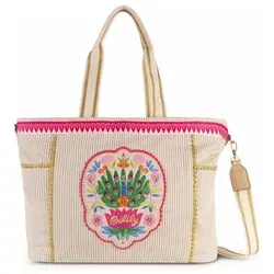 Oilily Pankti Shopper Tasche 42 cm in Beige - Stylische Oilily Pankti Shopper Tasche mit 42 cm, ideal für den täglichen Gebrauch. Geräumig und modisch, perfekt für Einkäufe oder Freizeit.