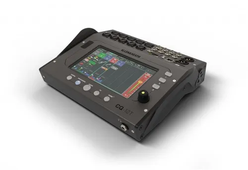 Allen & Heath CQ-12T Digital Mischpult - Mischpult mit 12 Kanälen, 7'' Multi-Touch Display und flexibler Steuerung durch CQ MixPad-App, ideal für professionelle Audioanwendungen.