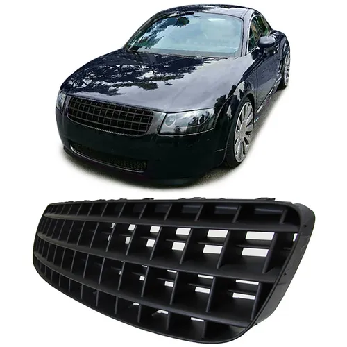 Sport Kühlergrill Frontgrill Schwarz ohne Emblem für Audi TT 8N 1998-2006