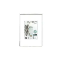 Kunststoffrahmen  Kyoto , silber , Kunststoff , Maße (cm): B: 22 H: 31 T: 1.8