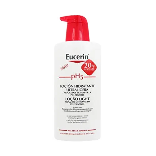 Eucerin Loción Hidratante Ultra-Ligera 400ml - Körperlotionen mit ultra-leichtem Gefühl, spendet intensive Feuchtigkeit und ist ideal für empfindliche Haut.