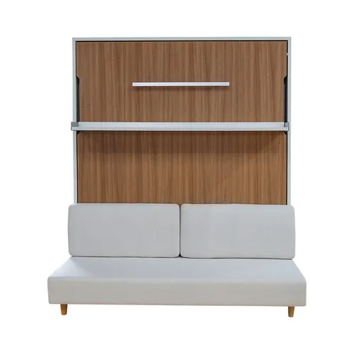 Multifunktionales Wandbett mit Sofa