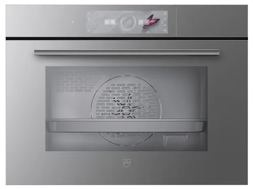 V-ZUG CombiSteamer V6000 45F Dampfbackofen Spiegelglas Platinum
