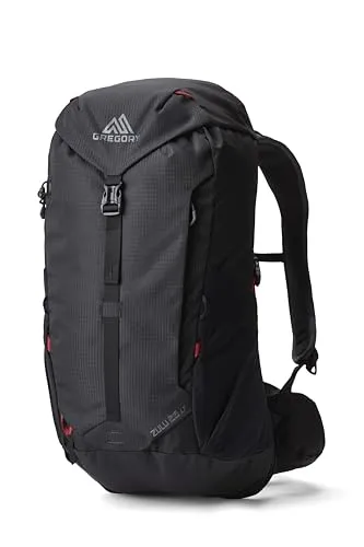 ZULU 28 LT Rucksack schwarz - Wander-Rucksack mit 28 Litern Volumen, aus 40% recyceltem Material, ideal für Outdoor-Abenteuer und umweltbewusste Sportler.