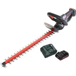 Metabo HS 18 LTX 45 Akku Heckenschere - Heckenschere mit 43 cm Klingenlänge, 18 V Akkubetrieb und inklusive 4,0 Ah Akku. Ideal für kabelloses Schneiden im Garten!