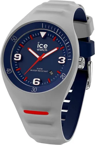 Ice-Watch P. Leclercq Grey Blue Herrenuhr - Armbanduhren mit sportlichem Design, hochwertigem Edelstahlgehäuse und wasserdicht bis 10 ATM – ideal für Alltag und Aktivitäten.
