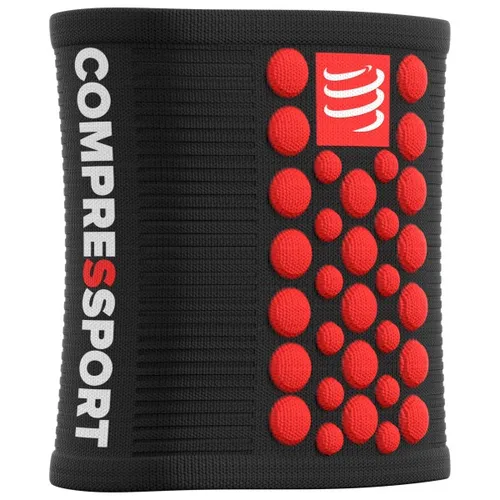 Compressport - Sweatbands 3D.Dots - Schweißband Gr One Size schwarz