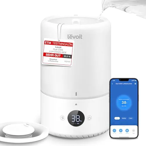 Levoit Smart Luftbefeuchter Dual 200S – 19dB leise